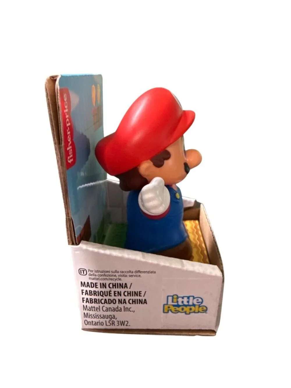 Fisher Price Little People My Mario Figure NIB Super Mario Nintendo Core Toy